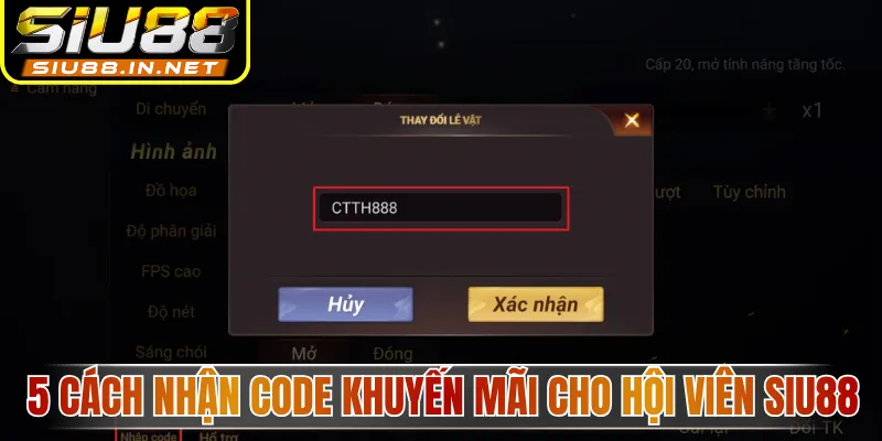 5 cách nhận code khuyến mãi cho hội viên Siu88 5 cách nhận code khuyến mãi cho hội viên Siu88