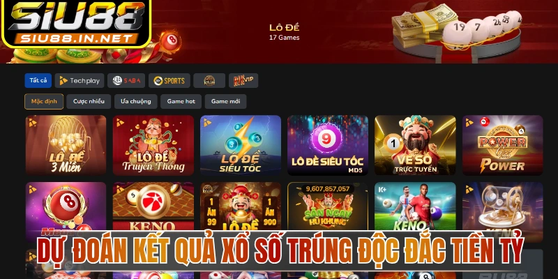 Dự đoán kết quả xổ số trúng độc đắc tiền tỷ