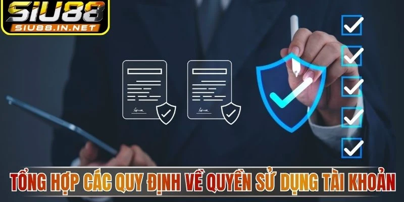 Tổng hợp các quy định về quyền sử dụng tài khoản Tổng hợp các quy định về quyền sử dụng tài khoản
