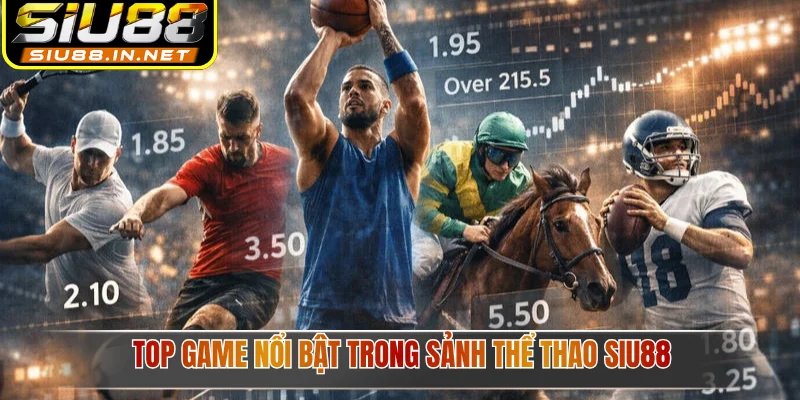 Top game nổi bật trong sảnh thể thao Siu88 Top game nổi bật trong sảnh thể thao Siu88